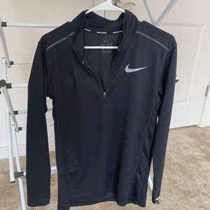 Black Nike DriFit quarter zip